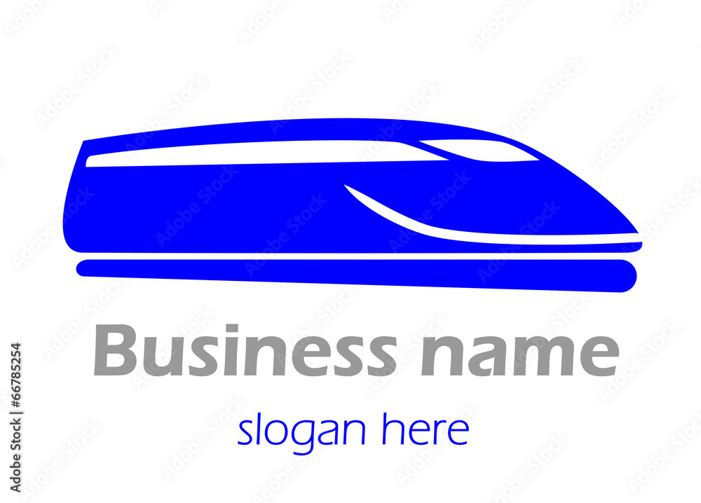 Train logo. Train logo.