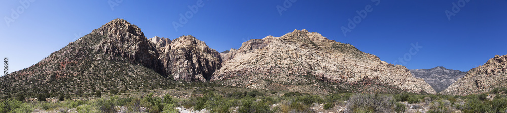 Red Rock Canyons Panorama
