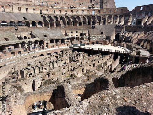 Photography Interior of the Colosseum