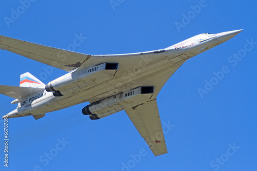 Tu-160 in the blue sky