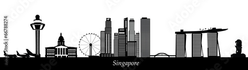 singapore skyline photo