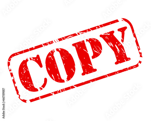 Copy red stamp text
