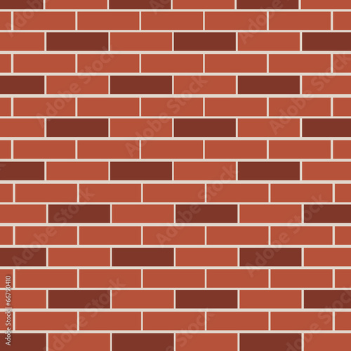 Brick wall vector