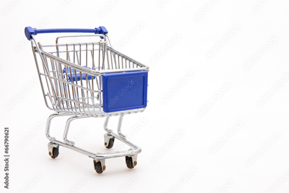 Shopping Cart with white background Shopping Cart with white background