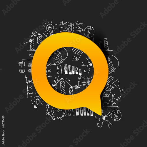 Drawing business formulas: bubble