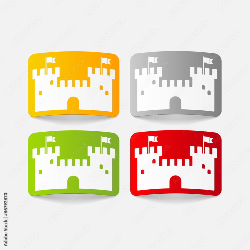 realistic design element: fortress realistic design element: fortress