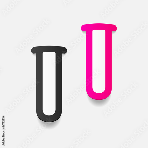 realistic design element: tube