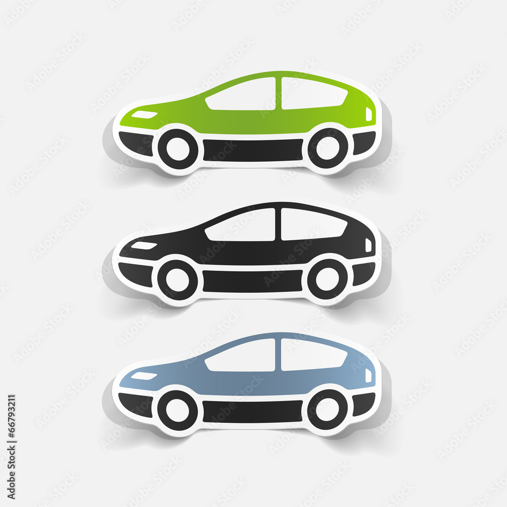 realistic design element: car