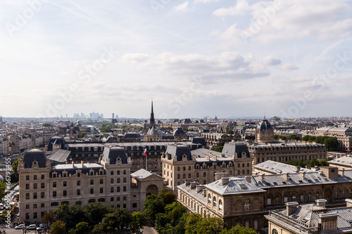 Parispanorama von der Kathedrale Notre Dame © jarek106