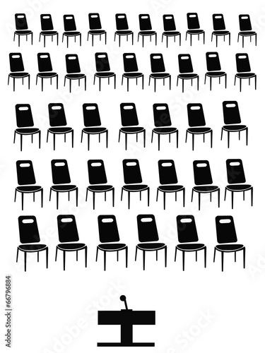 black chairs