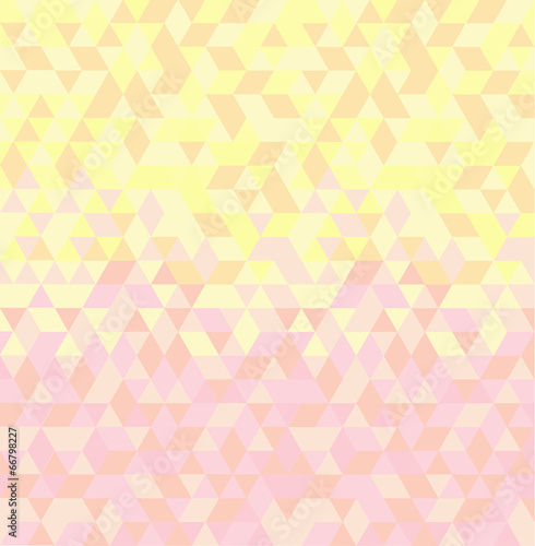 Abstract triangles background in pastel colors