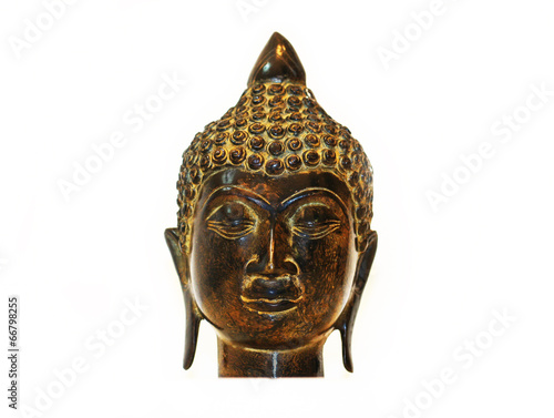 Buddha figure isolated on white background