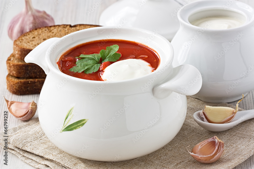 Beetroot soup borscht Beetroot soup borscht