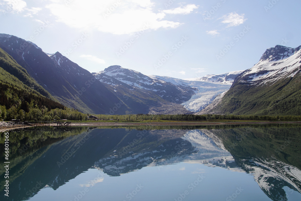 symmetries of  Holandsfjord