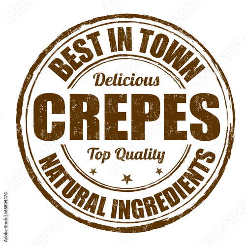 Best in town crepes stamp