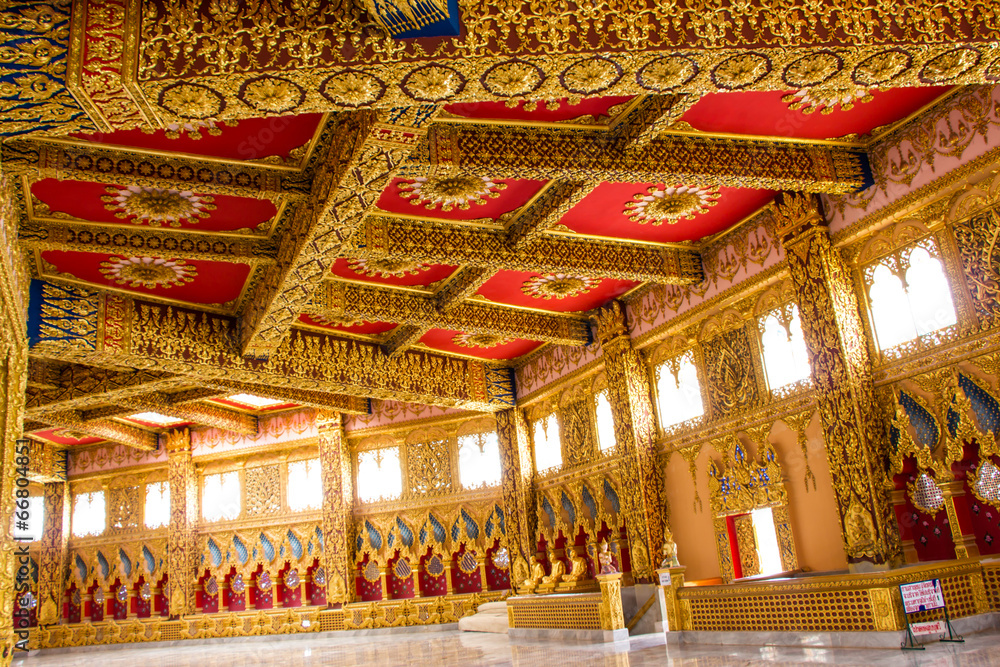 Obraz premium Thai style art at temple