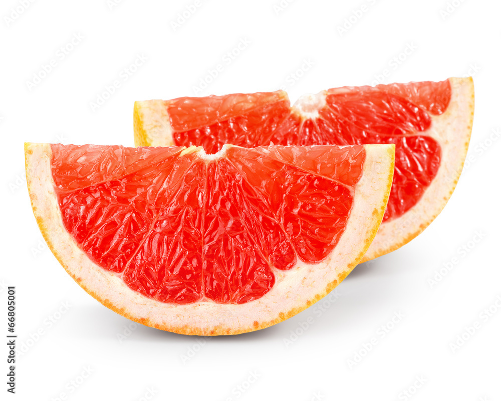 Slices of grapefruit Slices of grapefruit