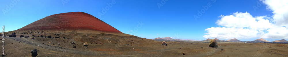 Vulkanbomben bei Caldera Colorada, Lanzarote Vulkanbomben bei Caldera Colorada, Lanzarote