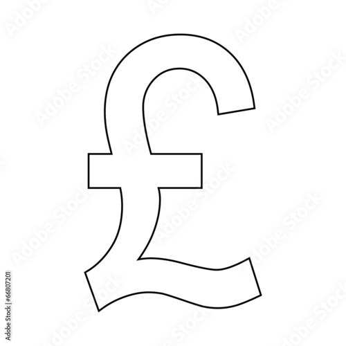 Pound symbol icon