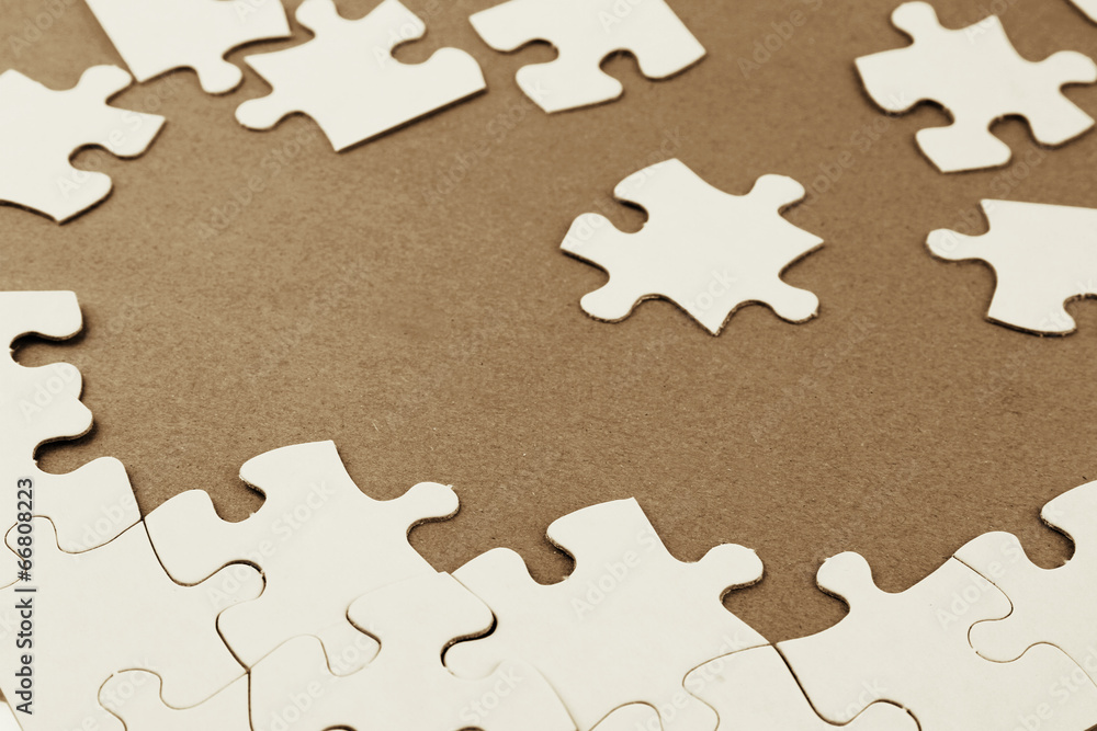 Fototapeta premium Puzzle pieces