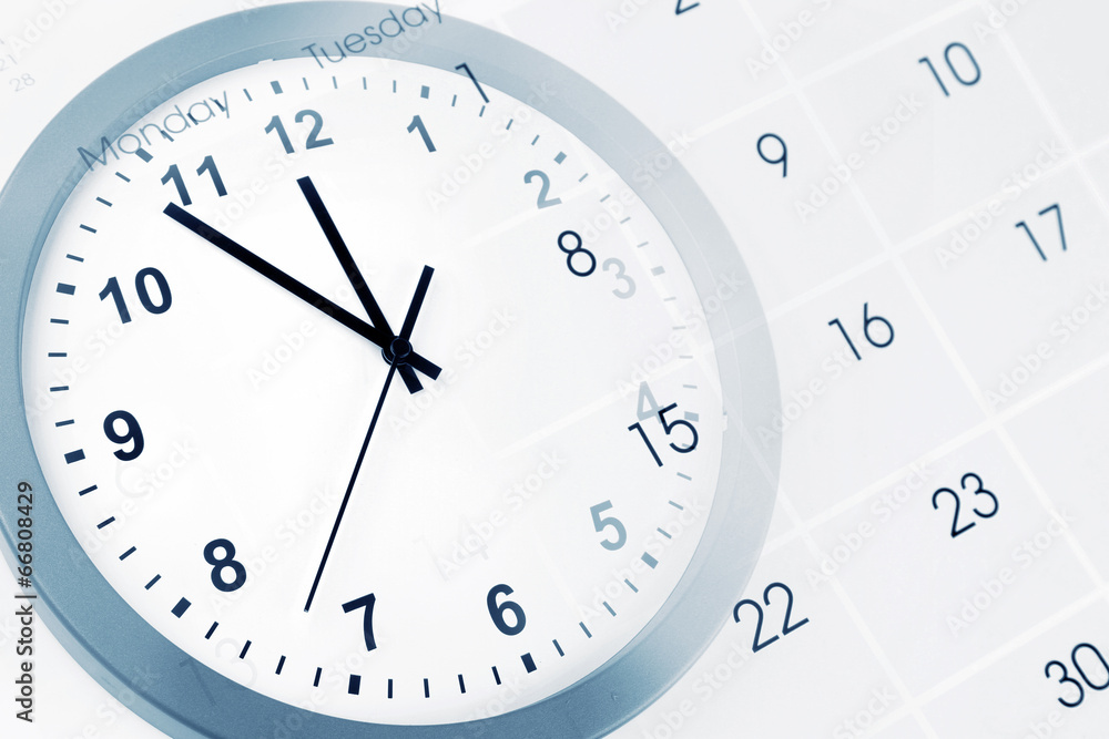 Clock and calendar Clock and calendar