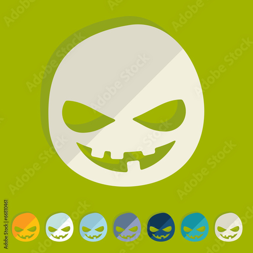 Flat design: monster