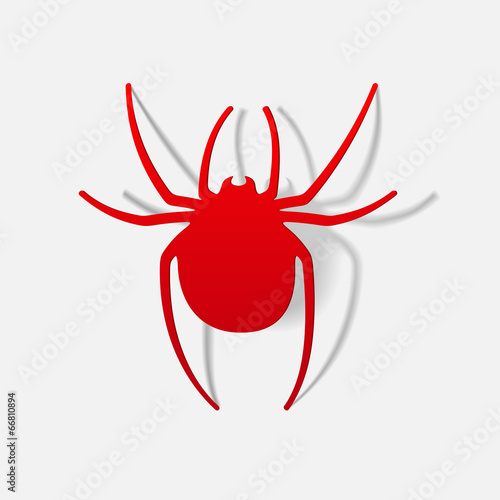 realistic design element: spider