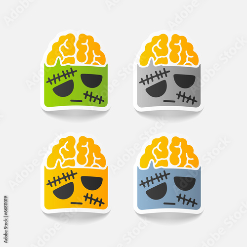 realistic design element: zombie