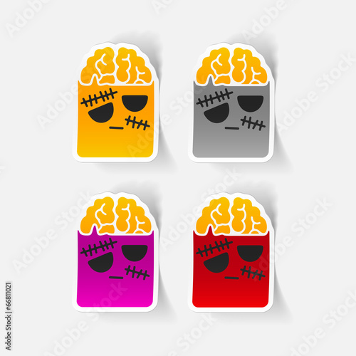 realistic design element: zombie
