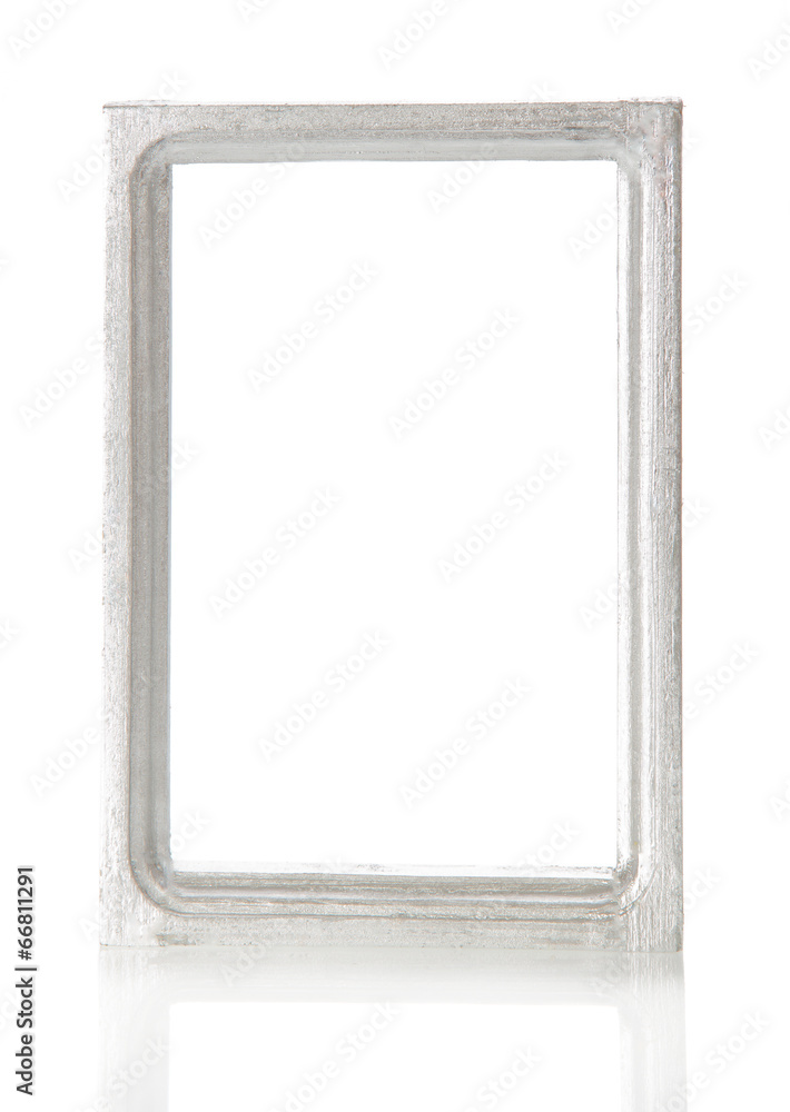 Obraz Silver wooden frame for pictures or the photos