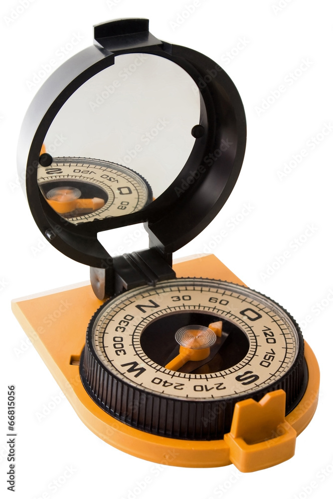 Tourist compass with mirror Tourist compass with mirror