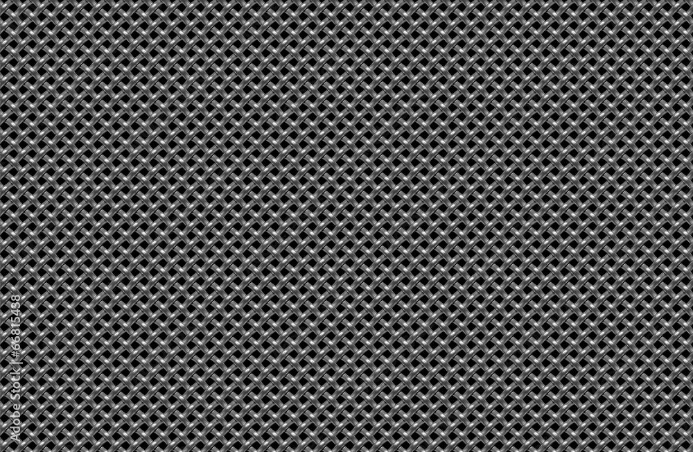 Braided wire steel grid front view Braided wire steel grid front view