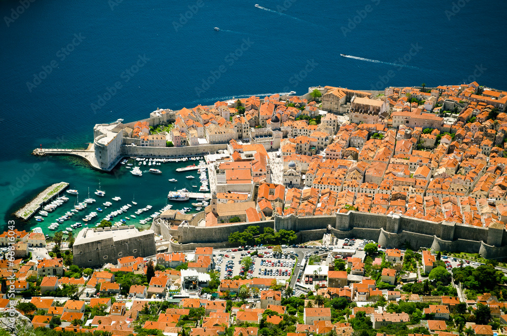 Dubrovnik. top view