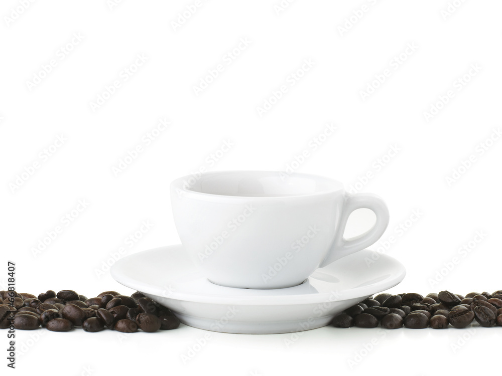 Espresso With Coffee Beans Espresso With Coffee Beans