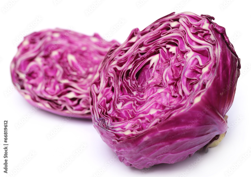 Closeup of red cabbage Closeup of red cabbage