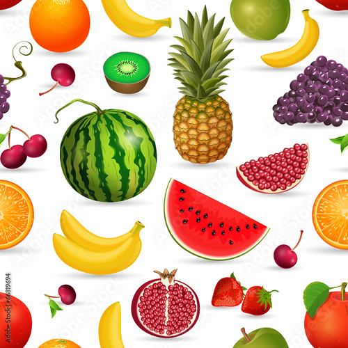seamless texture of fruit