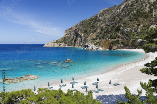 Strand auf der Insel Karpathos, Griechenland