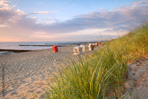 D  mmerung am Strand - Ostsee