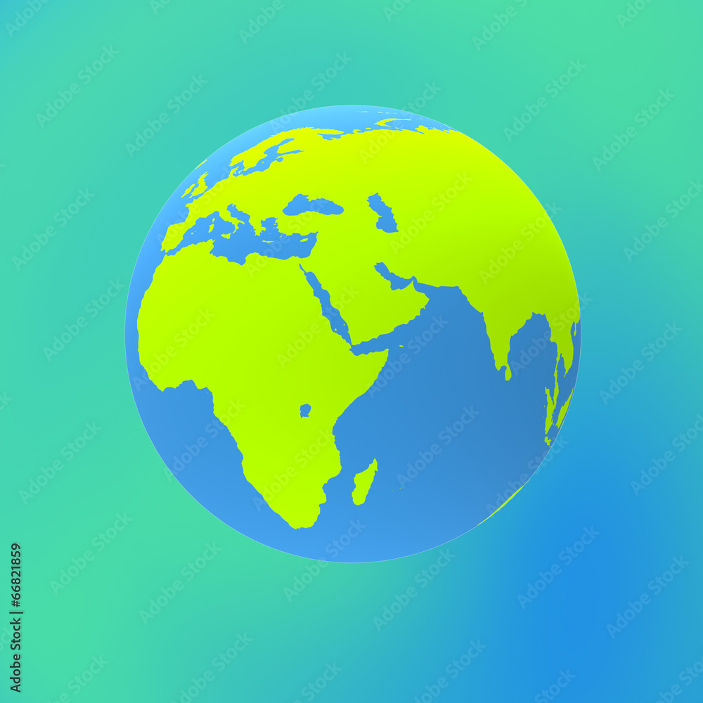 Naklejka premium Eco Global Shows Earth Friendly And Eco-Friendly