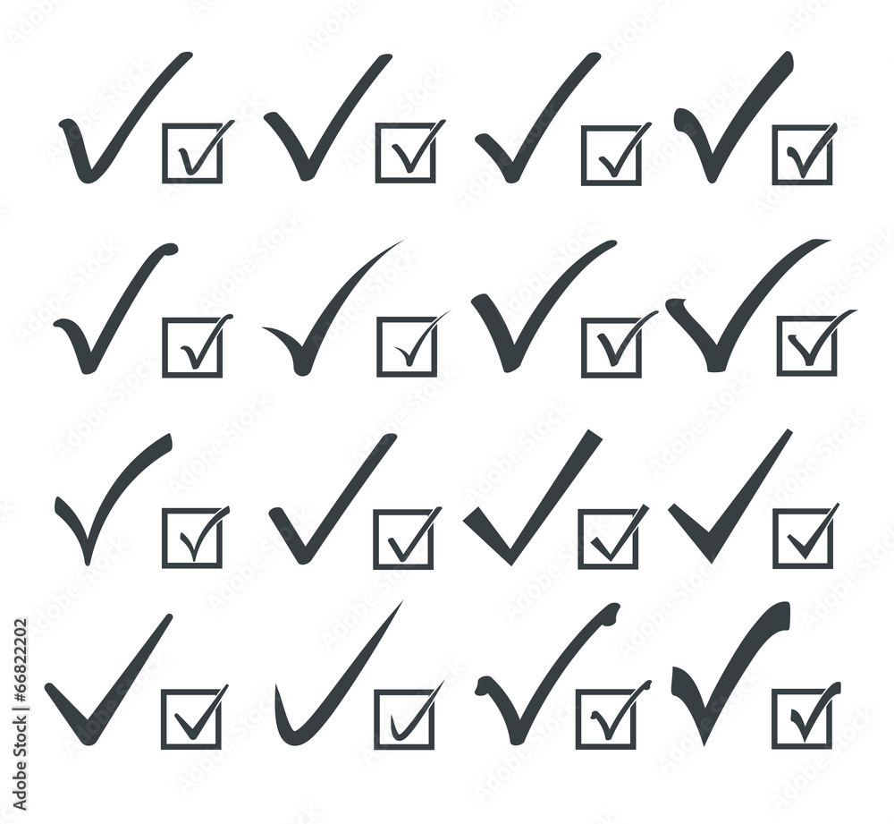 Check mark icons Check mark icons