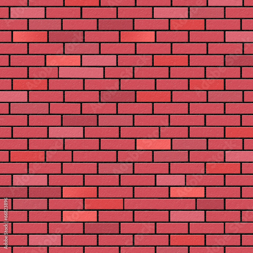 Brick Wall Indicates Blank Space And Background