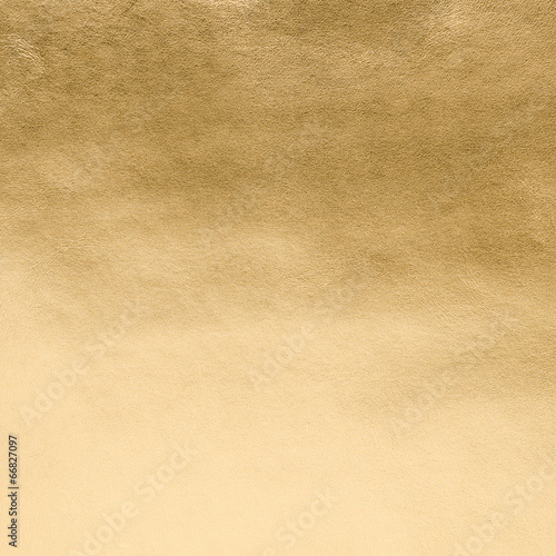 Golden color leather