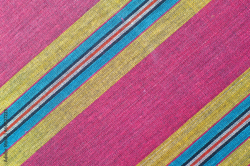 Closeup texture of Fabric, Thai style loincloth Closeup texture of Fabric, Thai style loincloth