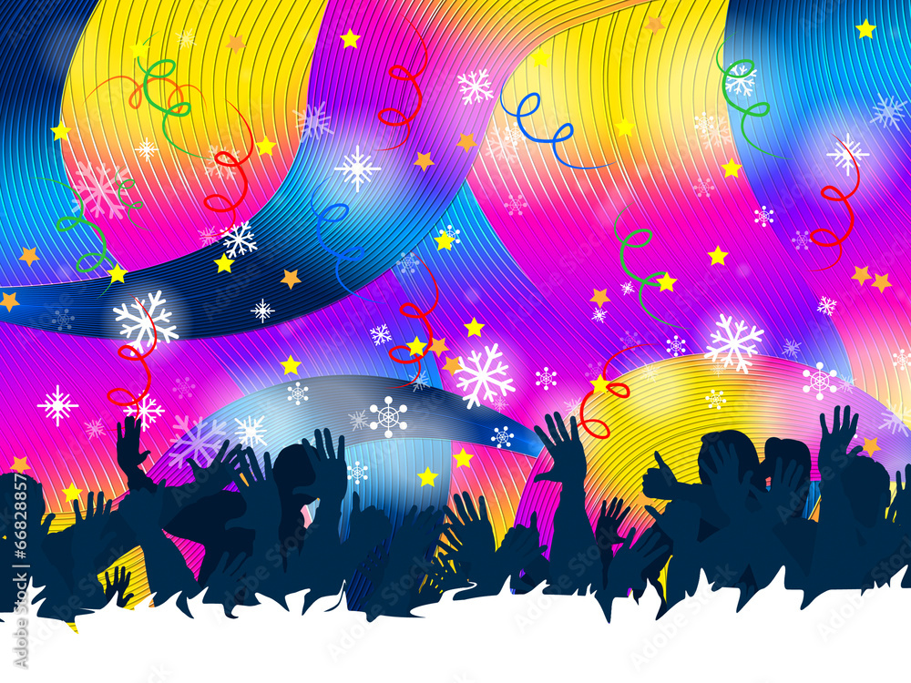 Audience Music Represents Group Of People And Acoustic Audience Music Represents Group Of People And Acoustic