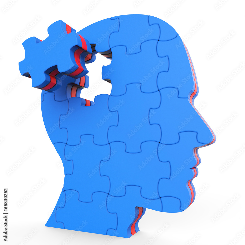 Brain Think Shows Thinking About And Reflect Brain Think Shows Thinking About And Reflect