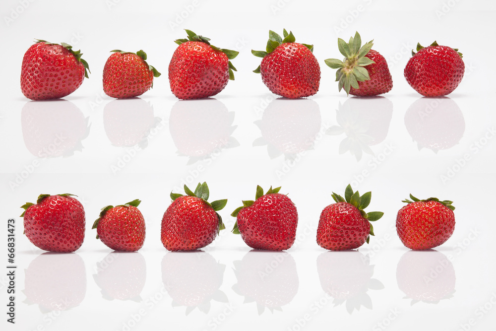 strawberry on a white background strawberry on a white background