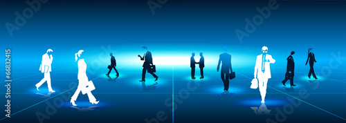 mondo, connessioni, link, businessman