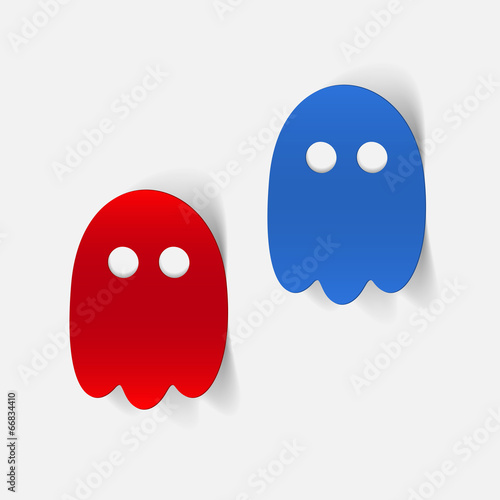 realistic design element: ghost