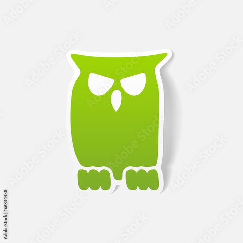 realistic design element: owl