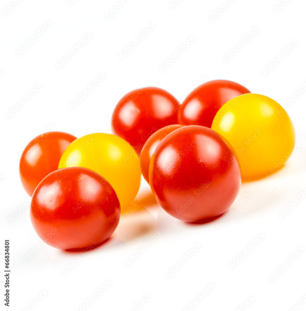 Cherry tomatoes on the vine Cherry tomatoes on the vine